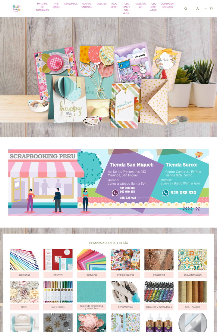 Scrapbooking Perú